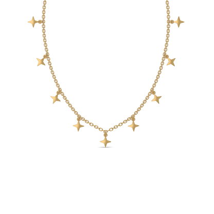 Twinkling Star Charm Necklace
