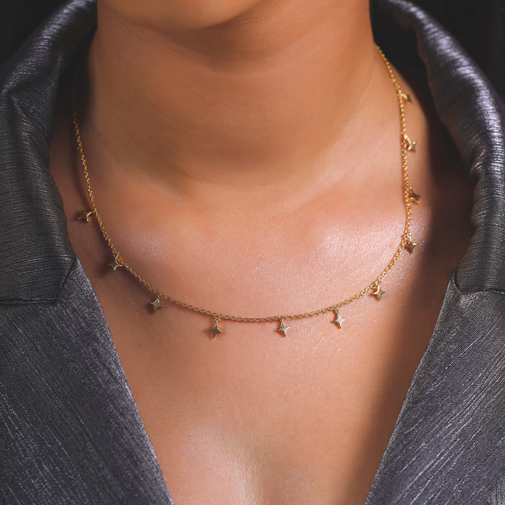 Twinkling Star Charm Necklace