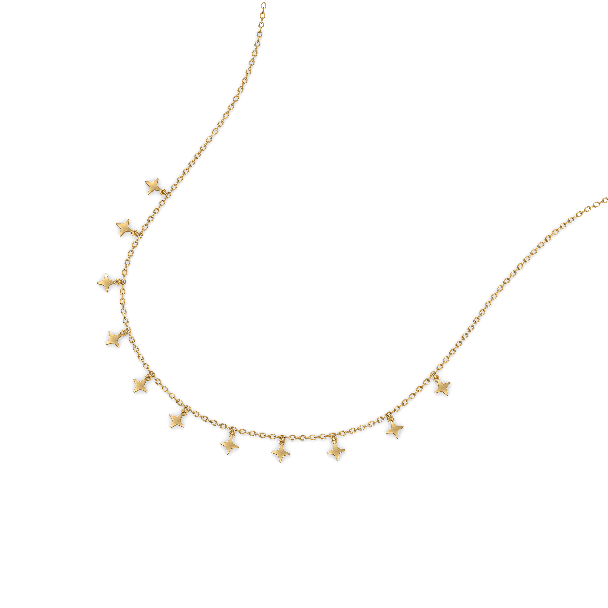 Twinkling Star Charm Necklace