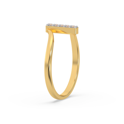 Vivid V Fashion Ring - Lab Grown Diamond