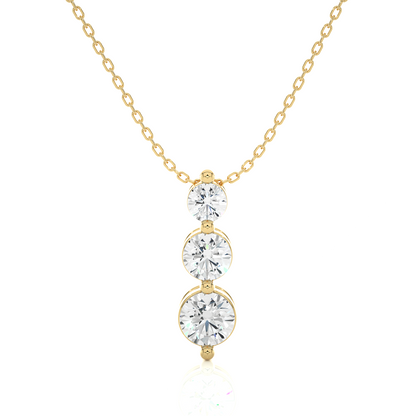 The Tri-Circular Eternity Pendant With Chain