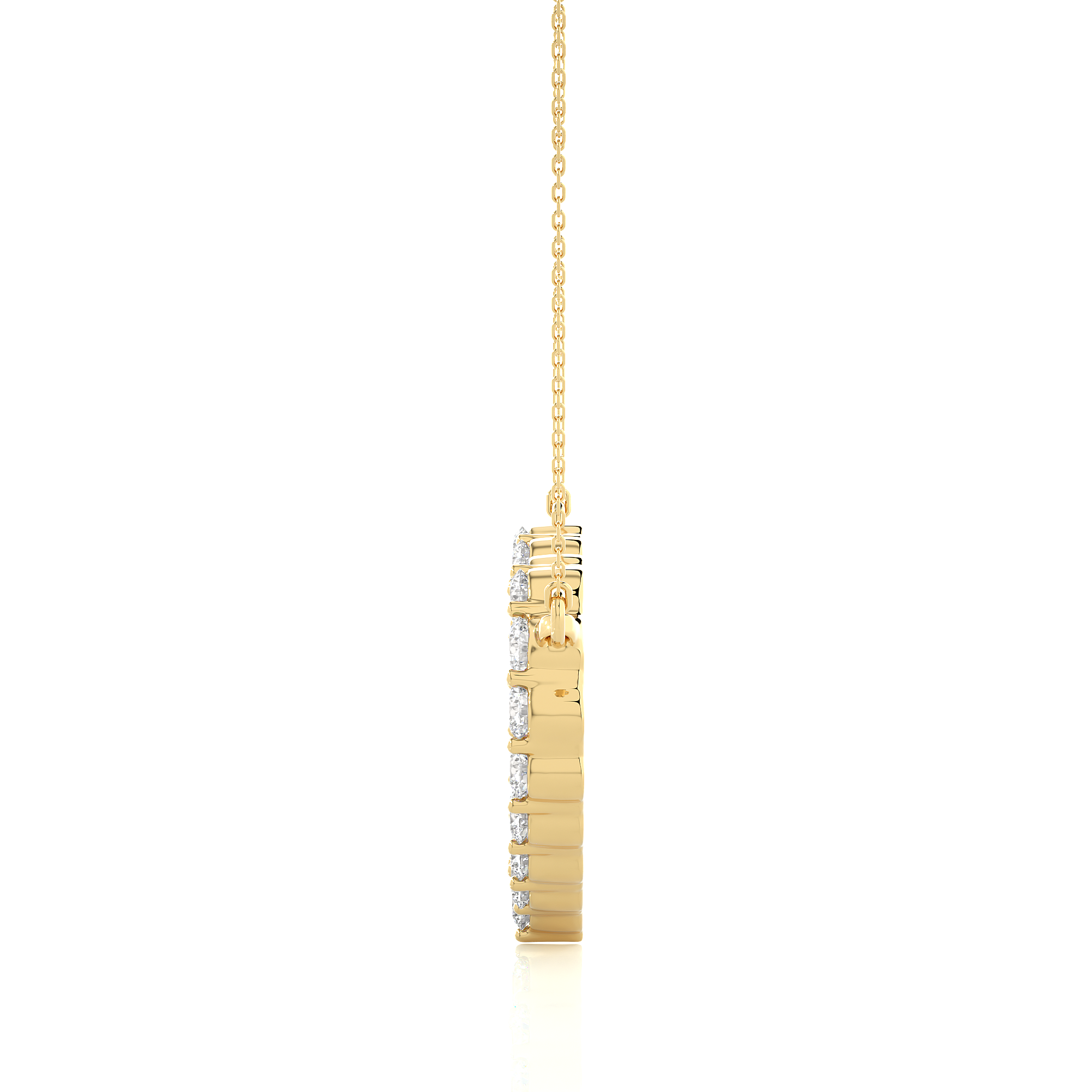Oh My Heart Diamond Pendant With Chain