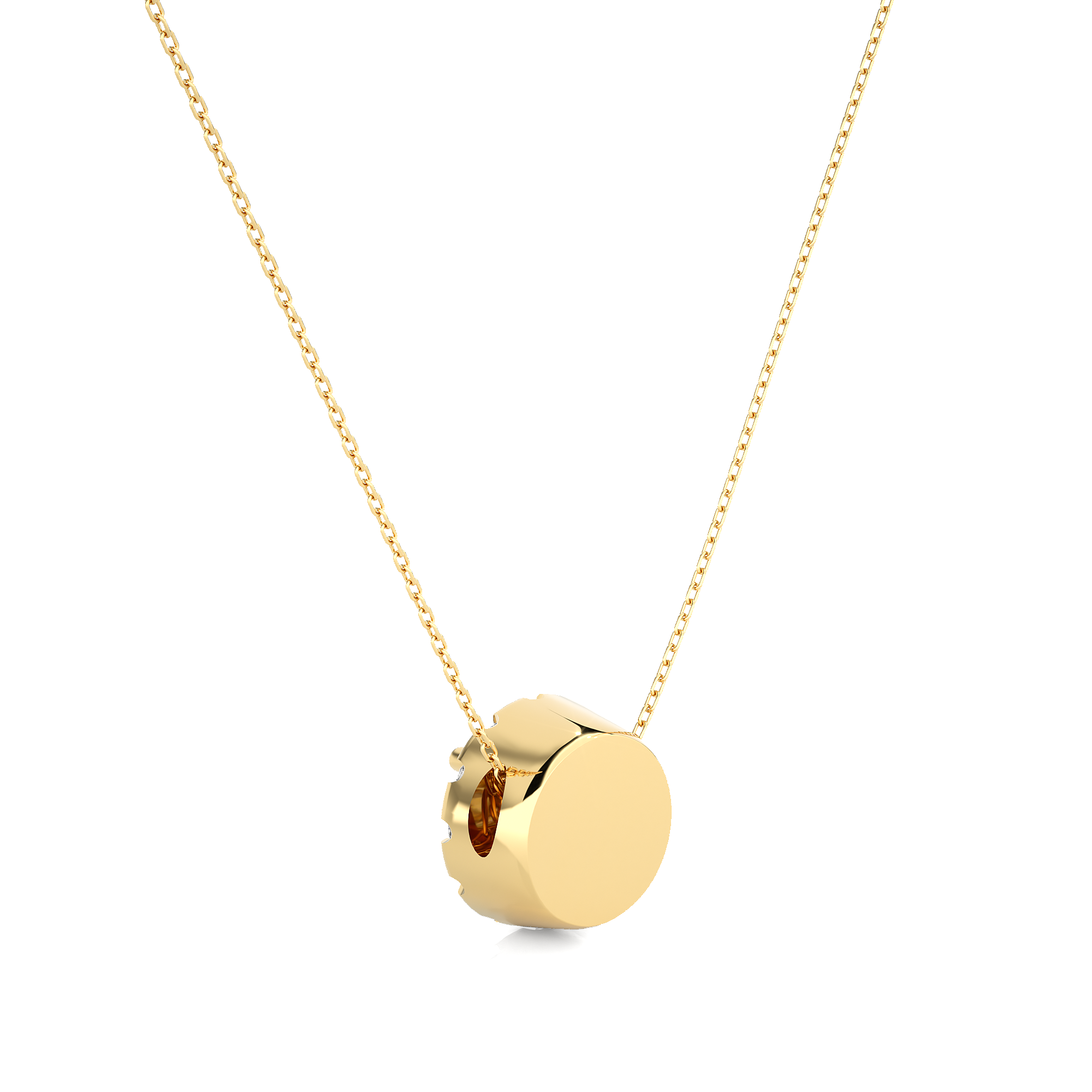 The Torch Of Enlightenment Pendant With Chain