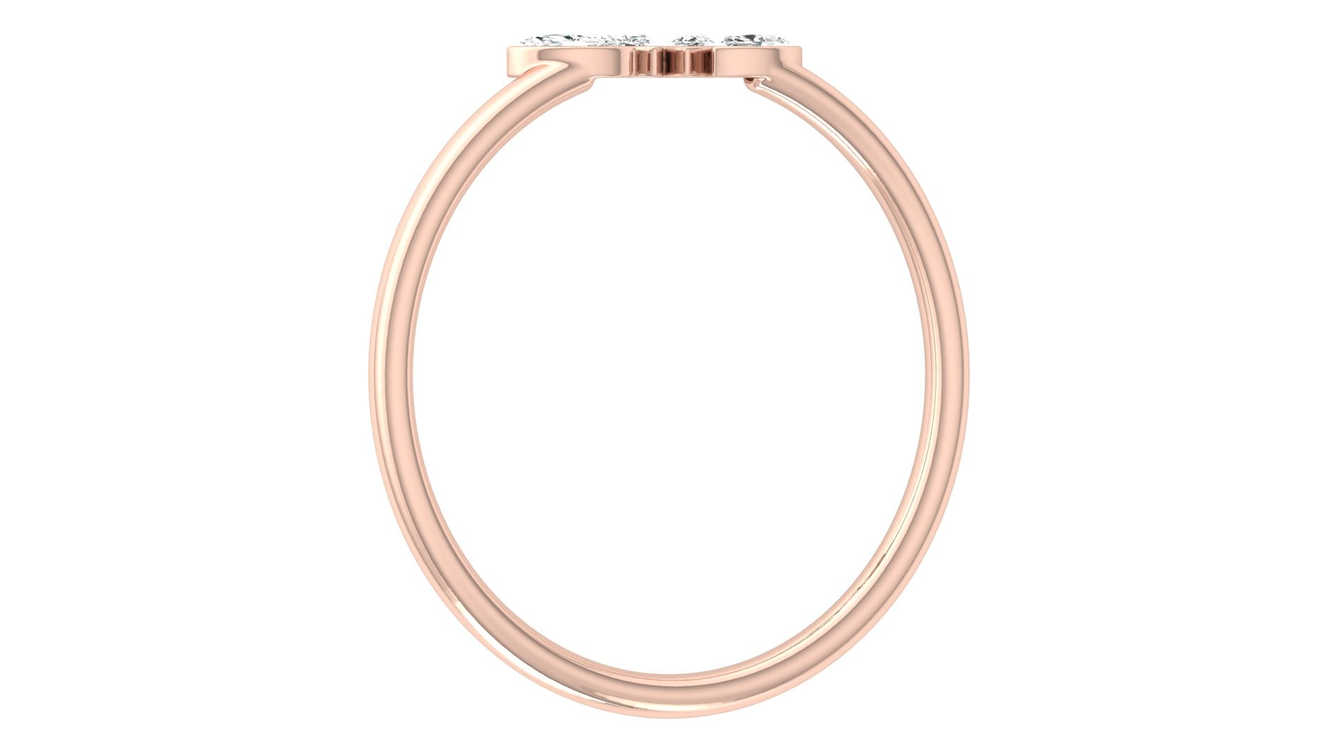  The Rose-Gold Leaflet Ring